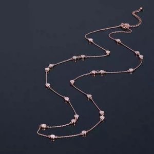 Kate Spade Gatsby Rose Gold Dot Scatter Long Neckl